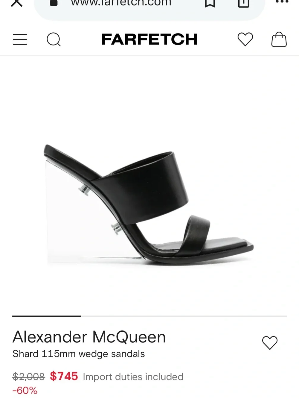 Alexander Wang black leather